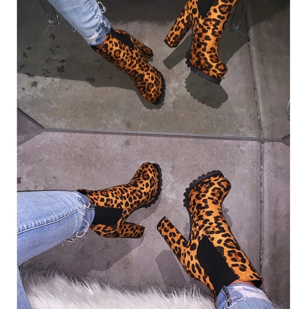Leopard Bootie - Picture 2 of 2